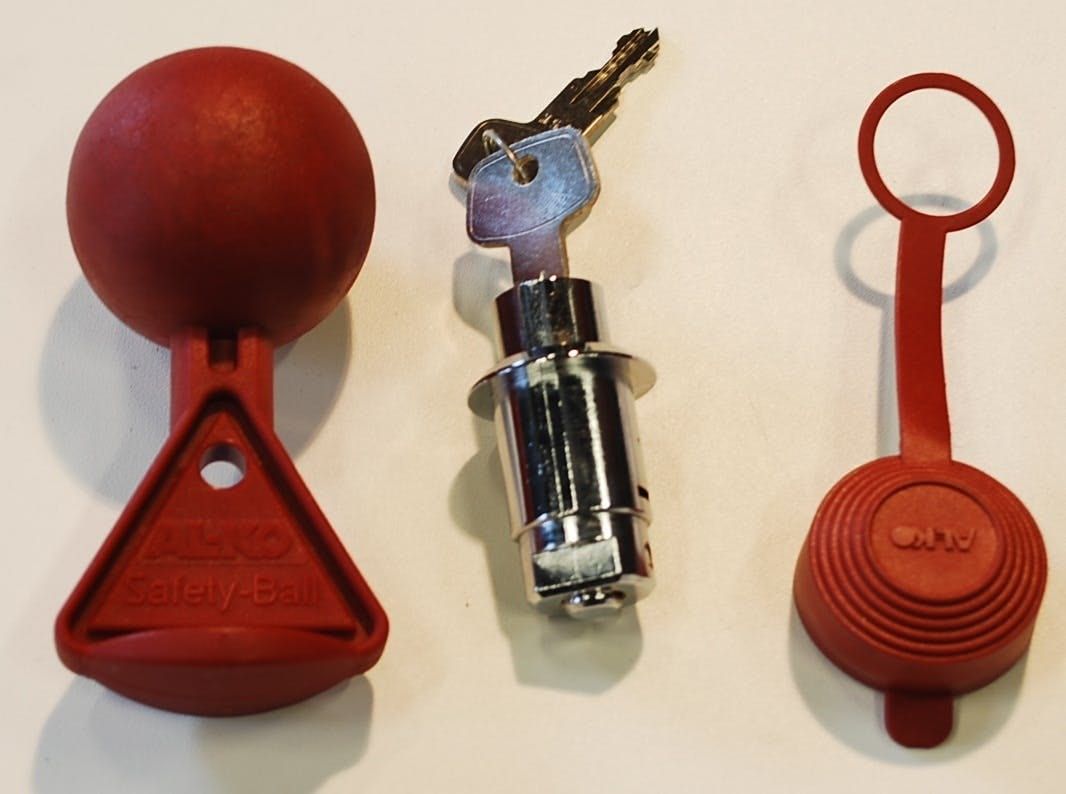 Gaupen Kulekoblingslås + safety ball – bilde 1