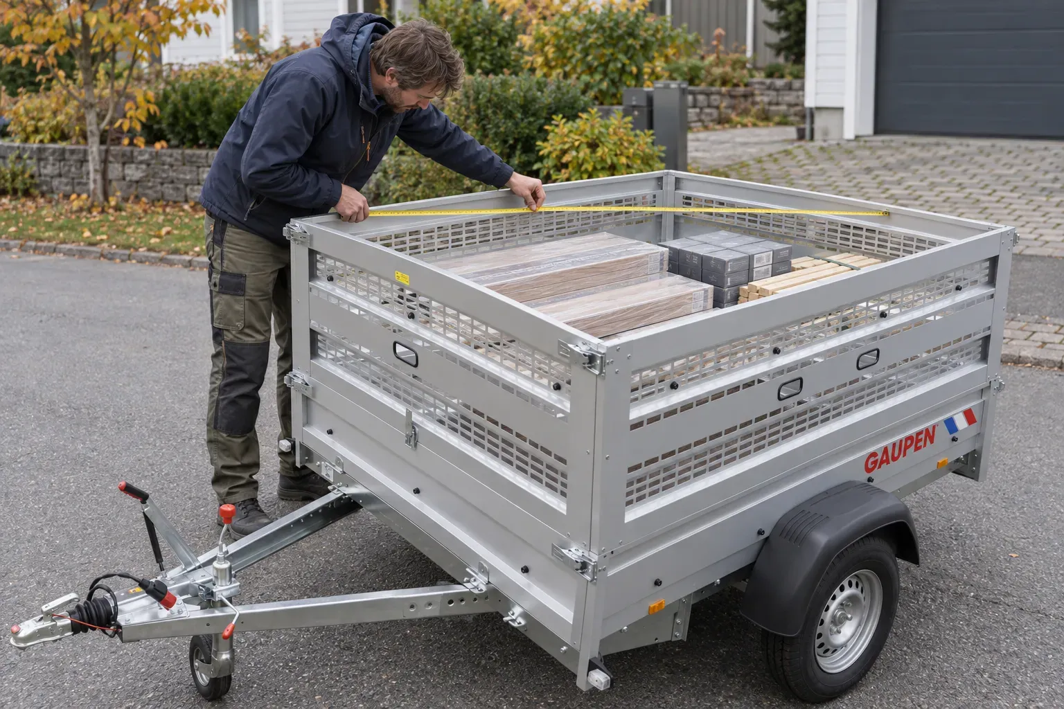 Riktig varehenger valgt etter kassemål, nyttelast og vanlig bruk